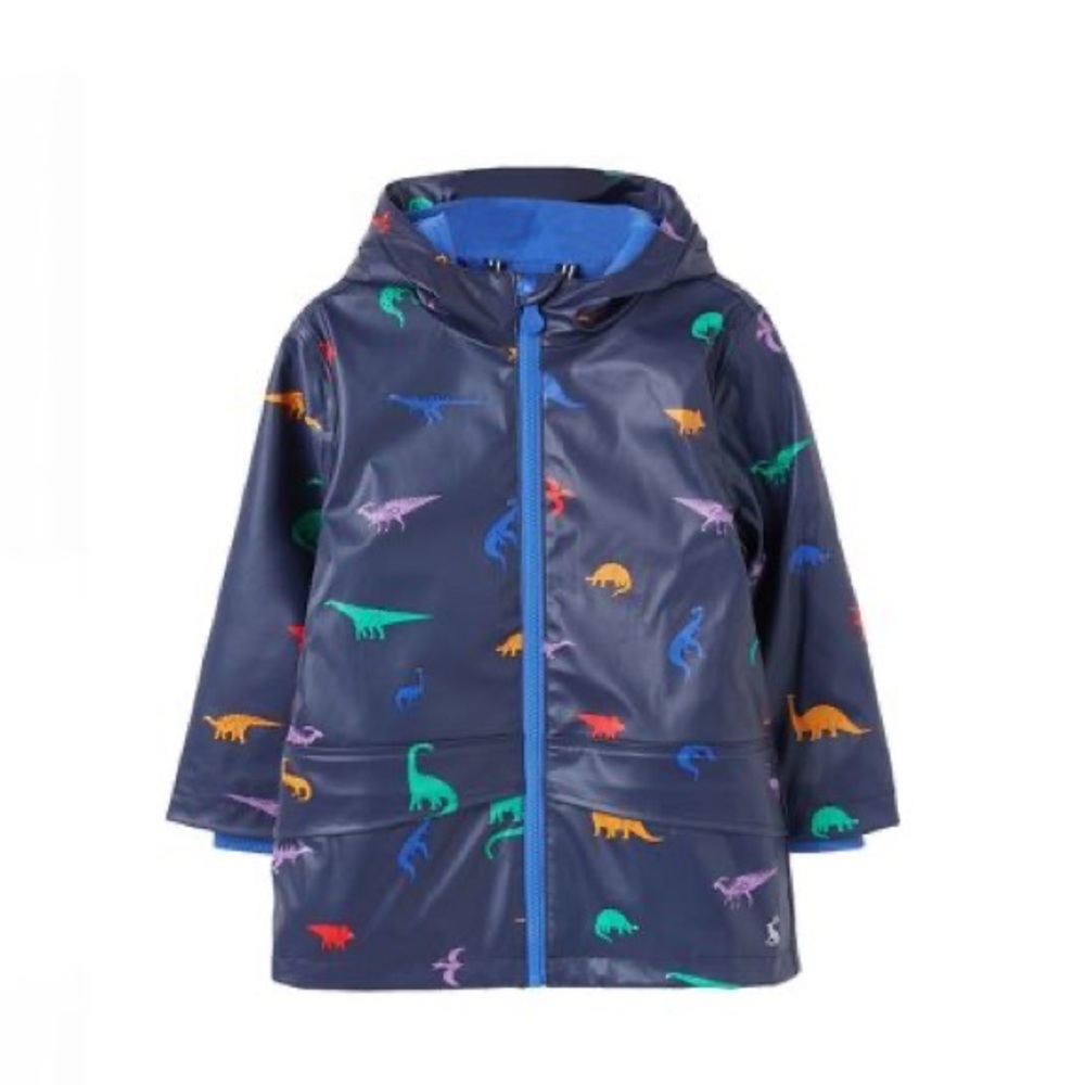 NWT Joules  Dino 🦕 🦖 Skipper Lined Raincoat